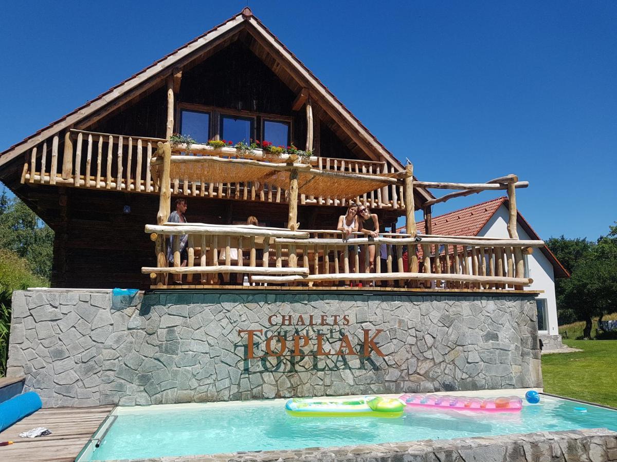 Chalets Toplak Sveti Duh na Ostrem Vrhu Exteriör bild