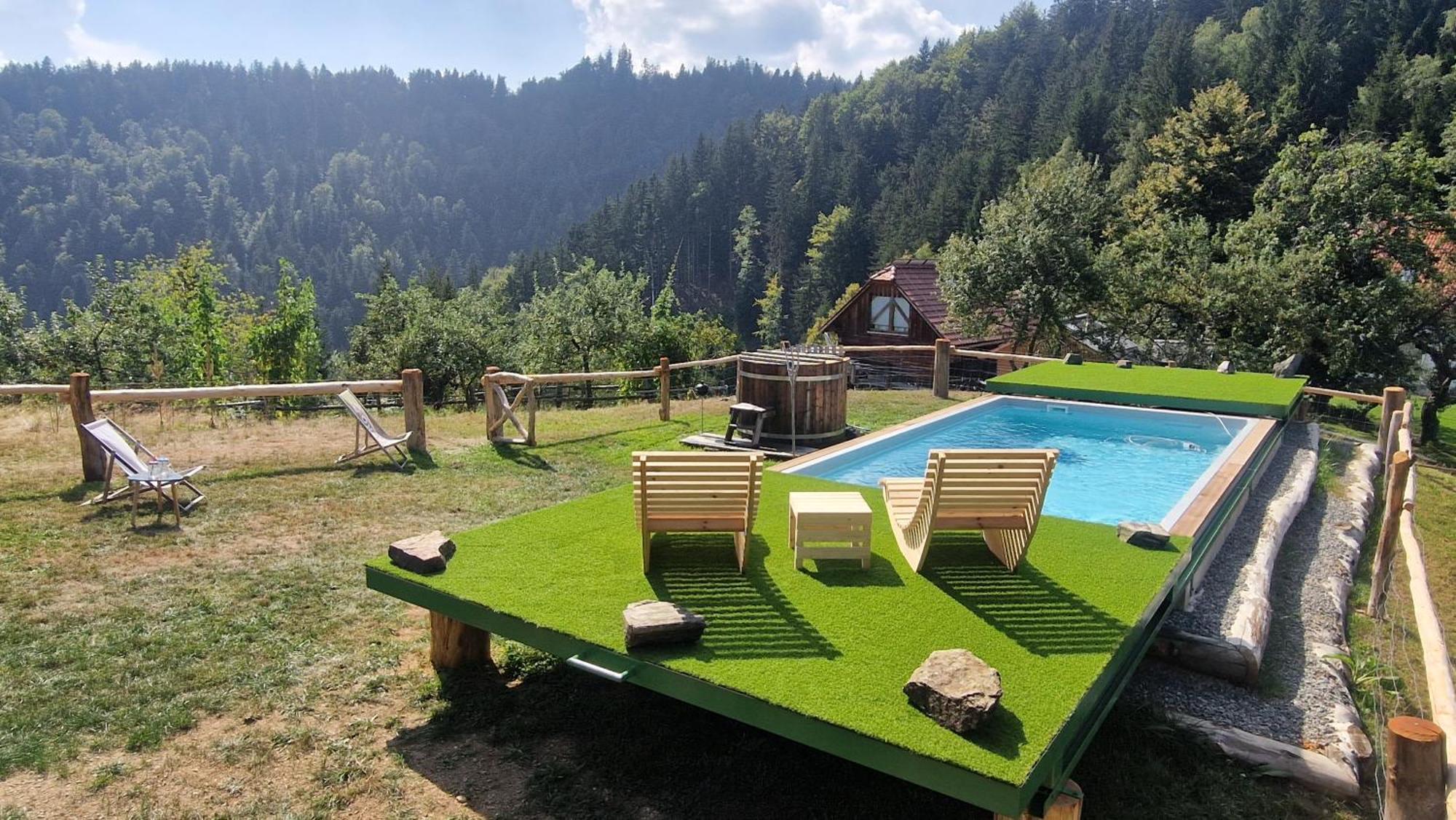 Chalets Toplak Sveti Duh na Ostrem Vrhu Exteriör bild