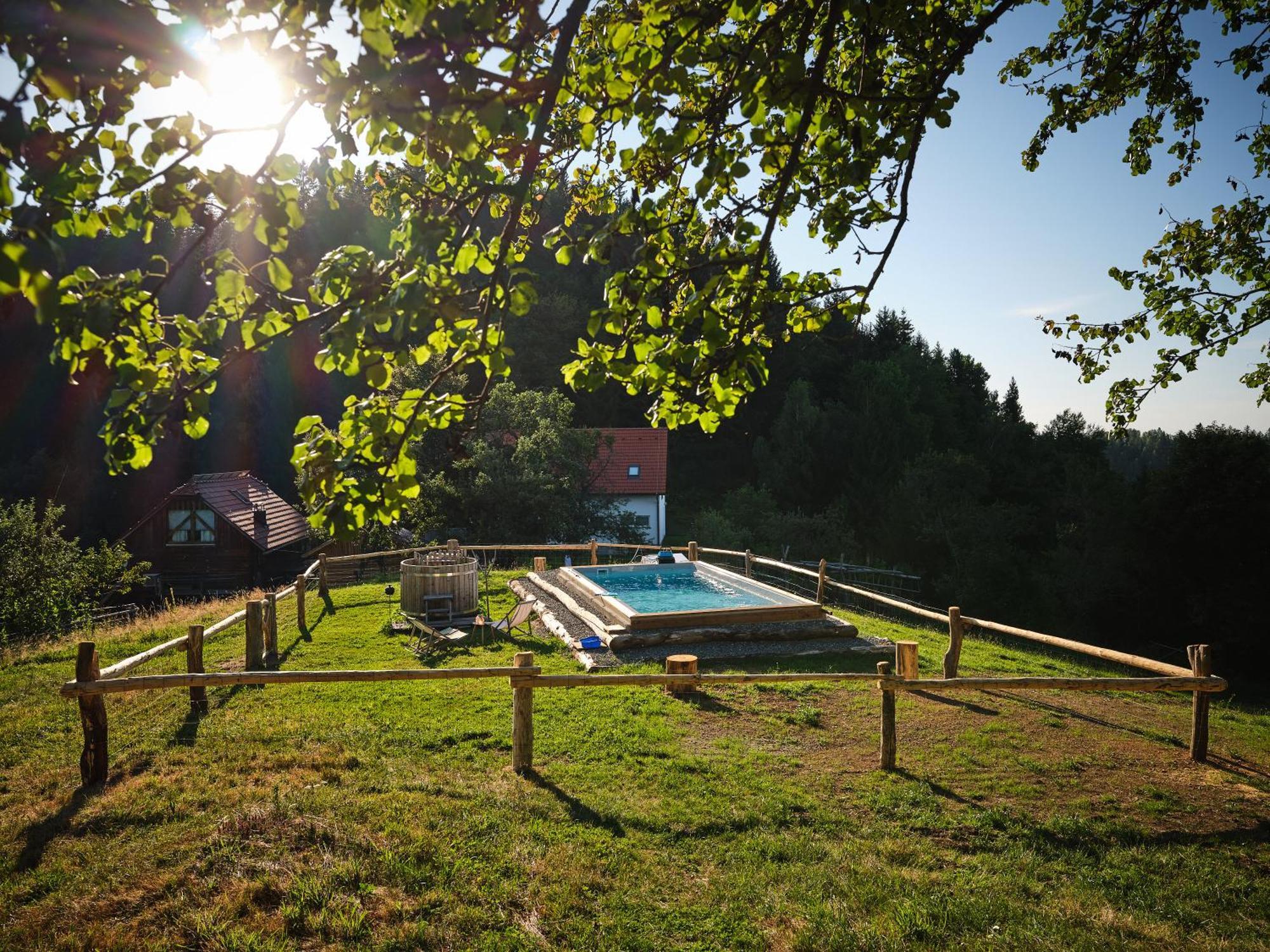 Chalets Toplak Sveti Duh na Ostrem Vrhu Exteriör bild