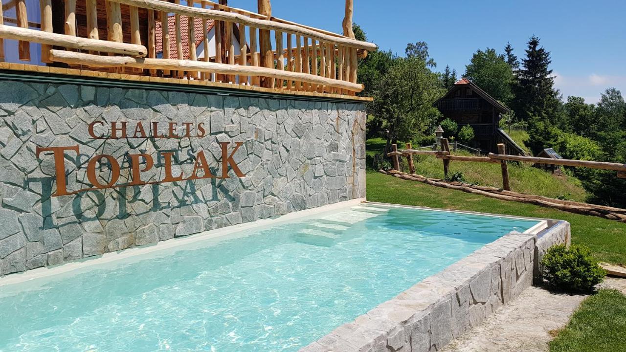 Chalets Toplak Sveti Duh na Ostrem Vrhu Exteriör bild